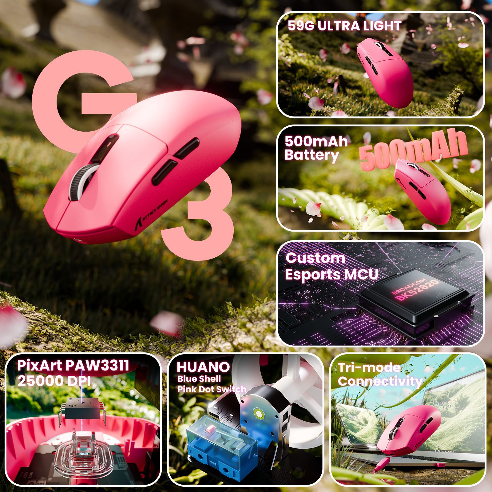 ATTACK SHARK G3