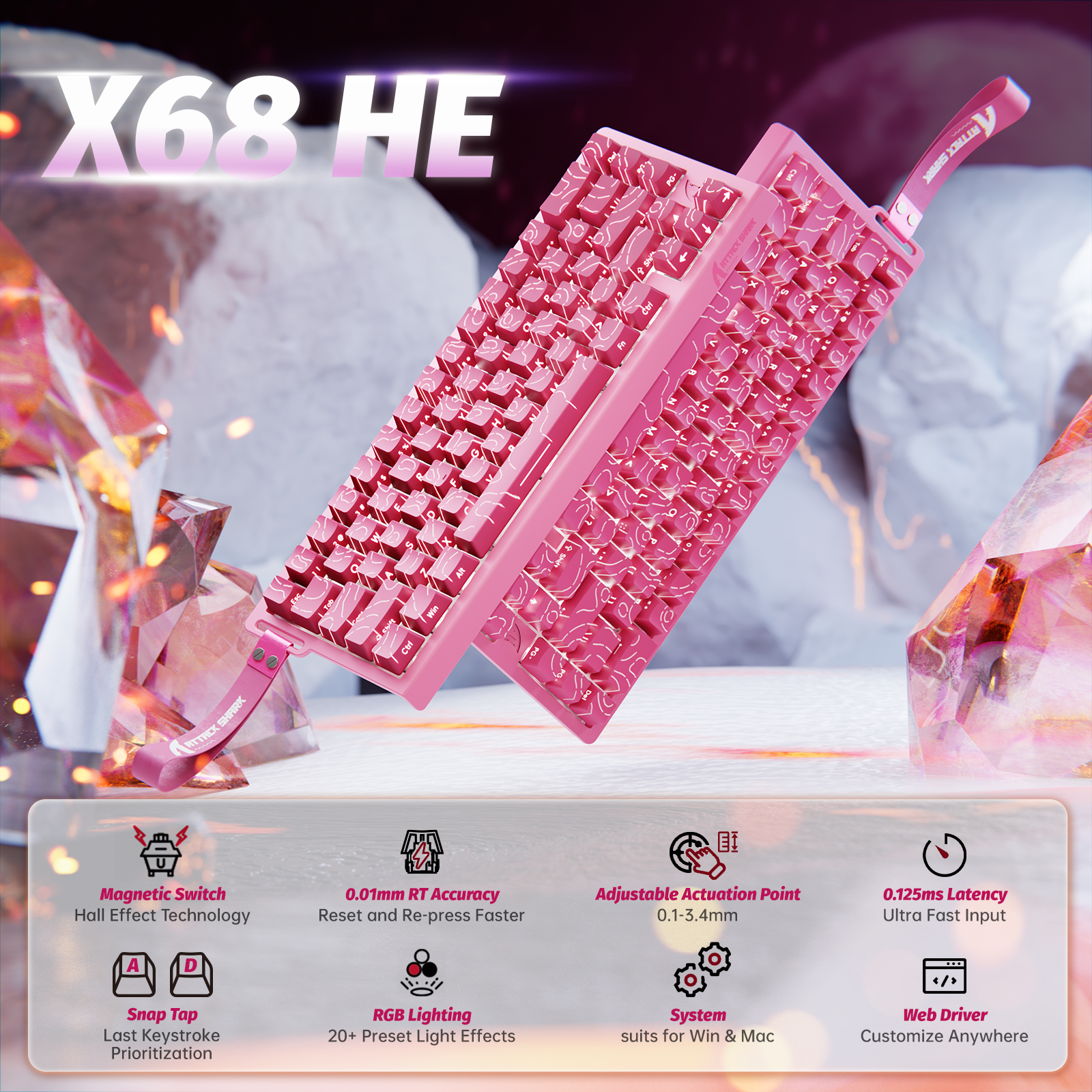 ATTACK SHARK X68 HE