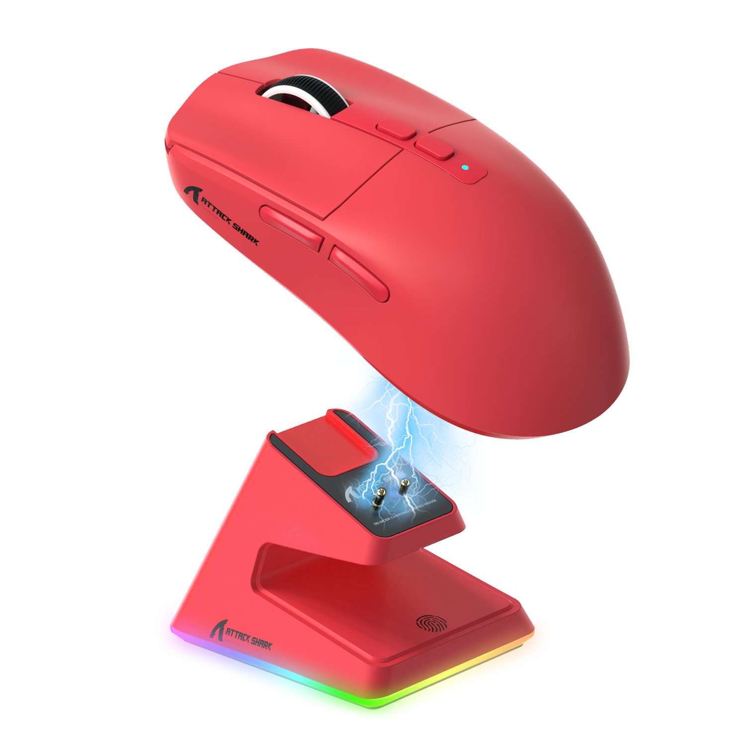 ATTACK SHARK X6 Three Modes Gaming Mouse With Charging Dock