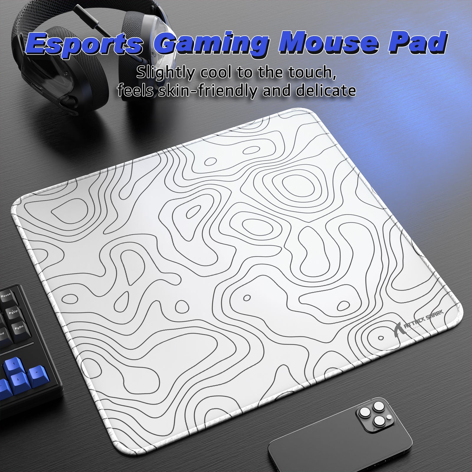 ATTACK SHARK CM02 eSport Gaming Mousepad (450x400x4 MM)