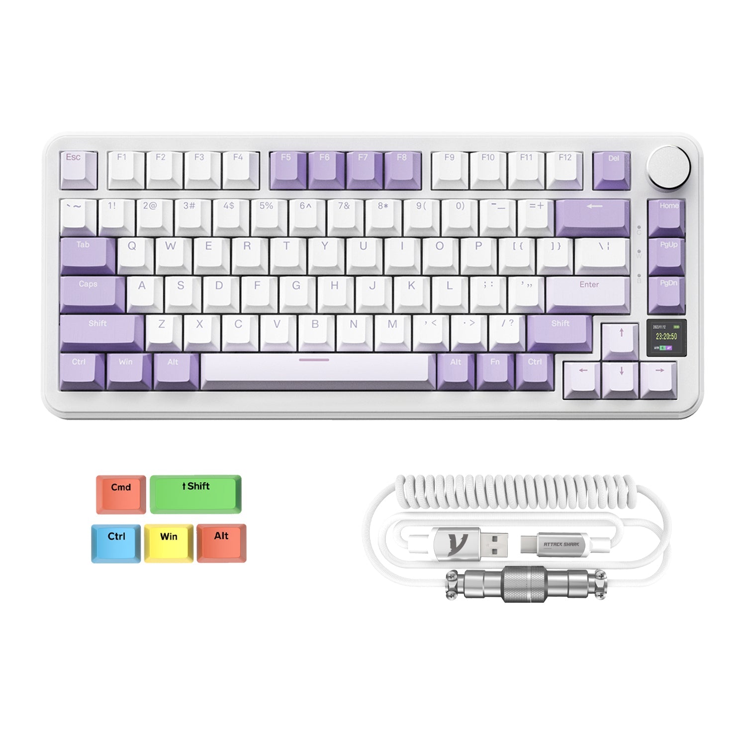 ATTACK SHARK X85PRO Tri-mode Gasket Mechanical Keyboard