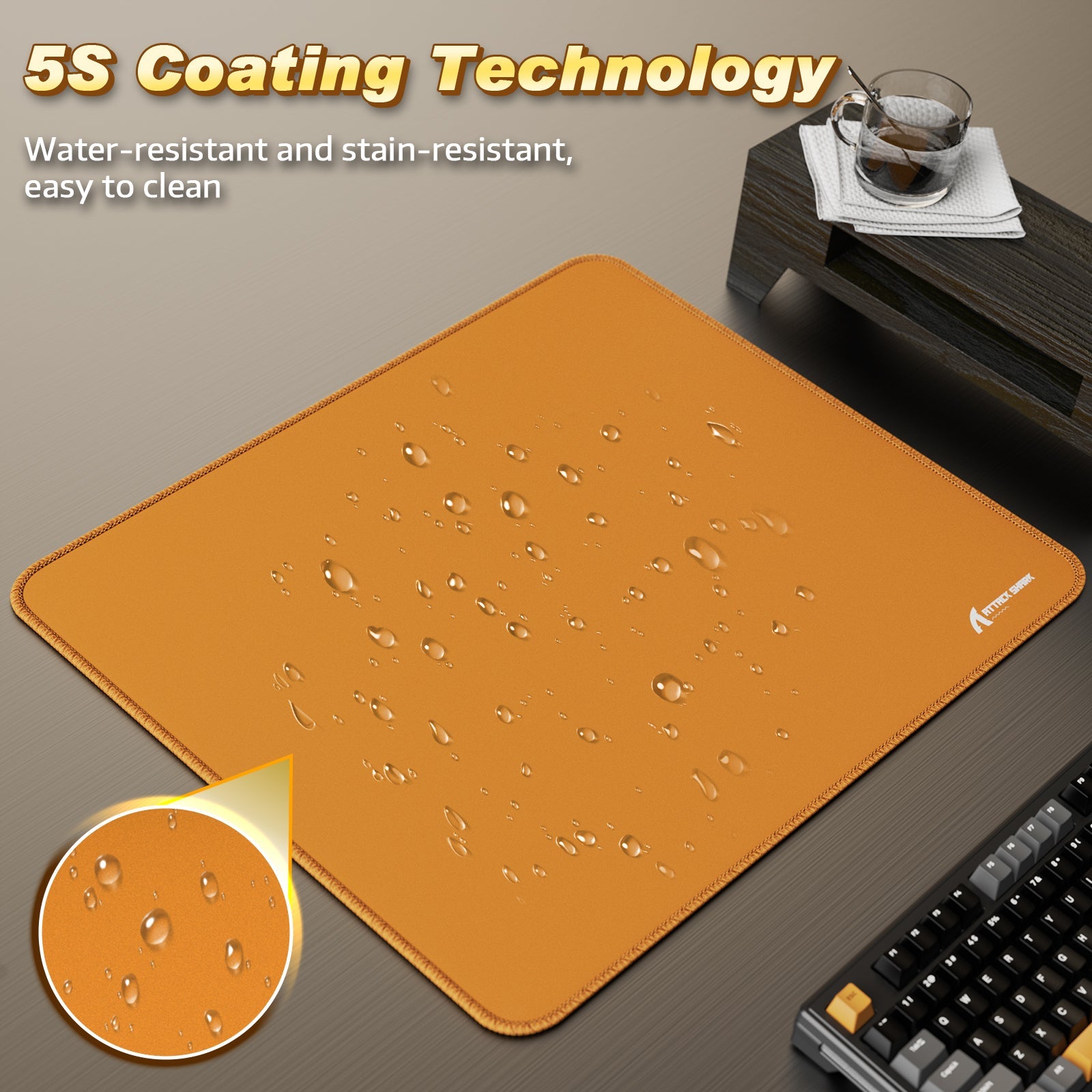 ATTACK SHARK CM02 eSport Gaming Mousepad (450x400x4 MM)