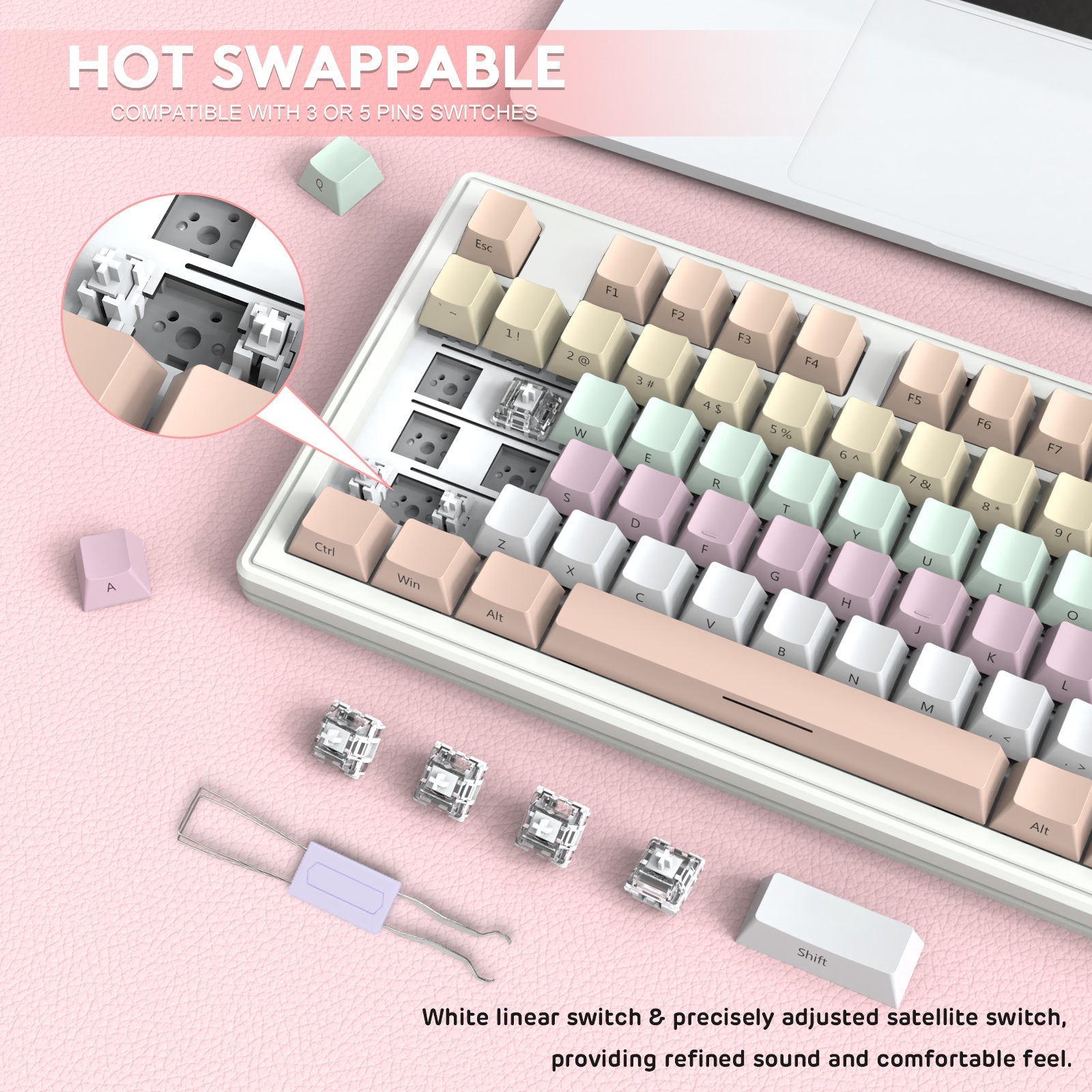 ATTACK SHARK M87 Wireless Mechanical Keyboard