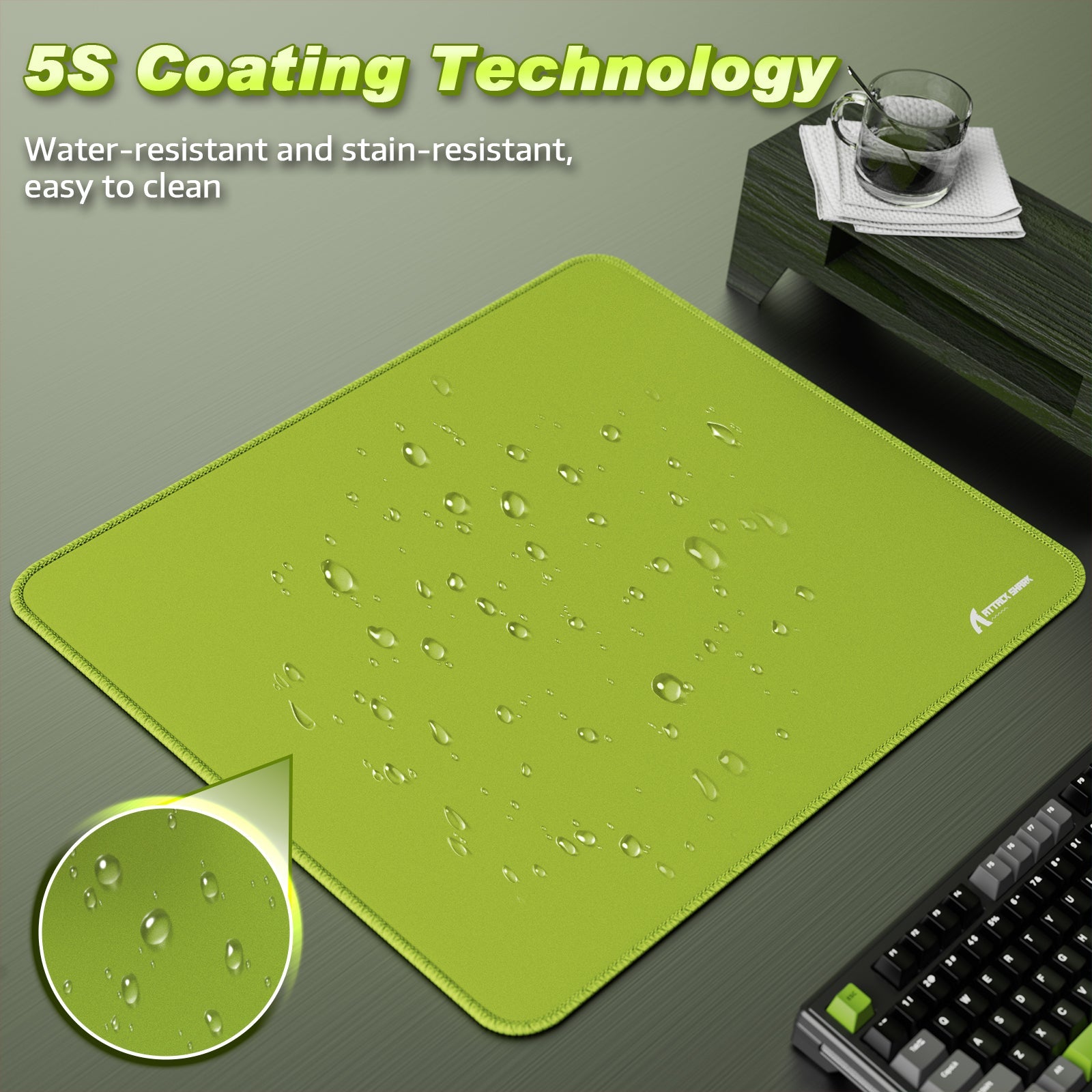 ATTACK SHARK CM02 eSport Gaming Mousepad (450x400x4 MM)