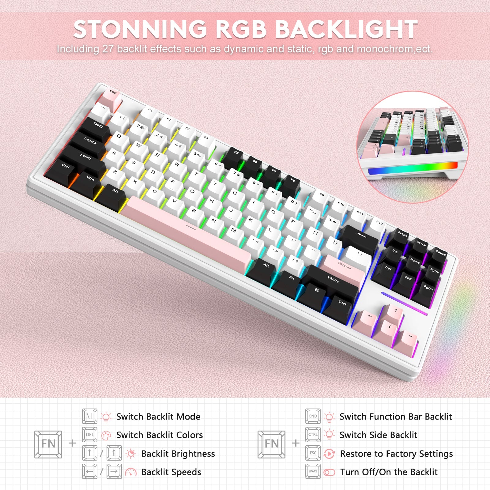 ATTACK SHARK M87 Wireless Mechanical Keyboard