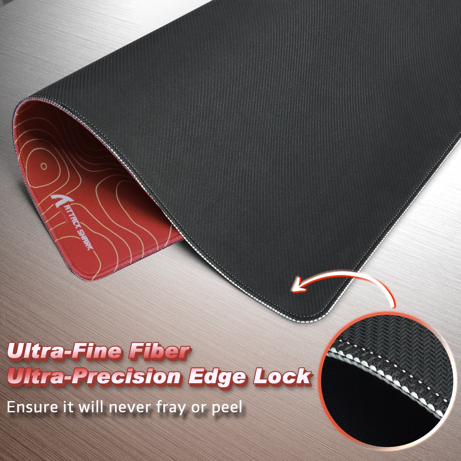 ATTACK SHARK CM02 eSport Gaming Mousepad (450x400x4 MM)