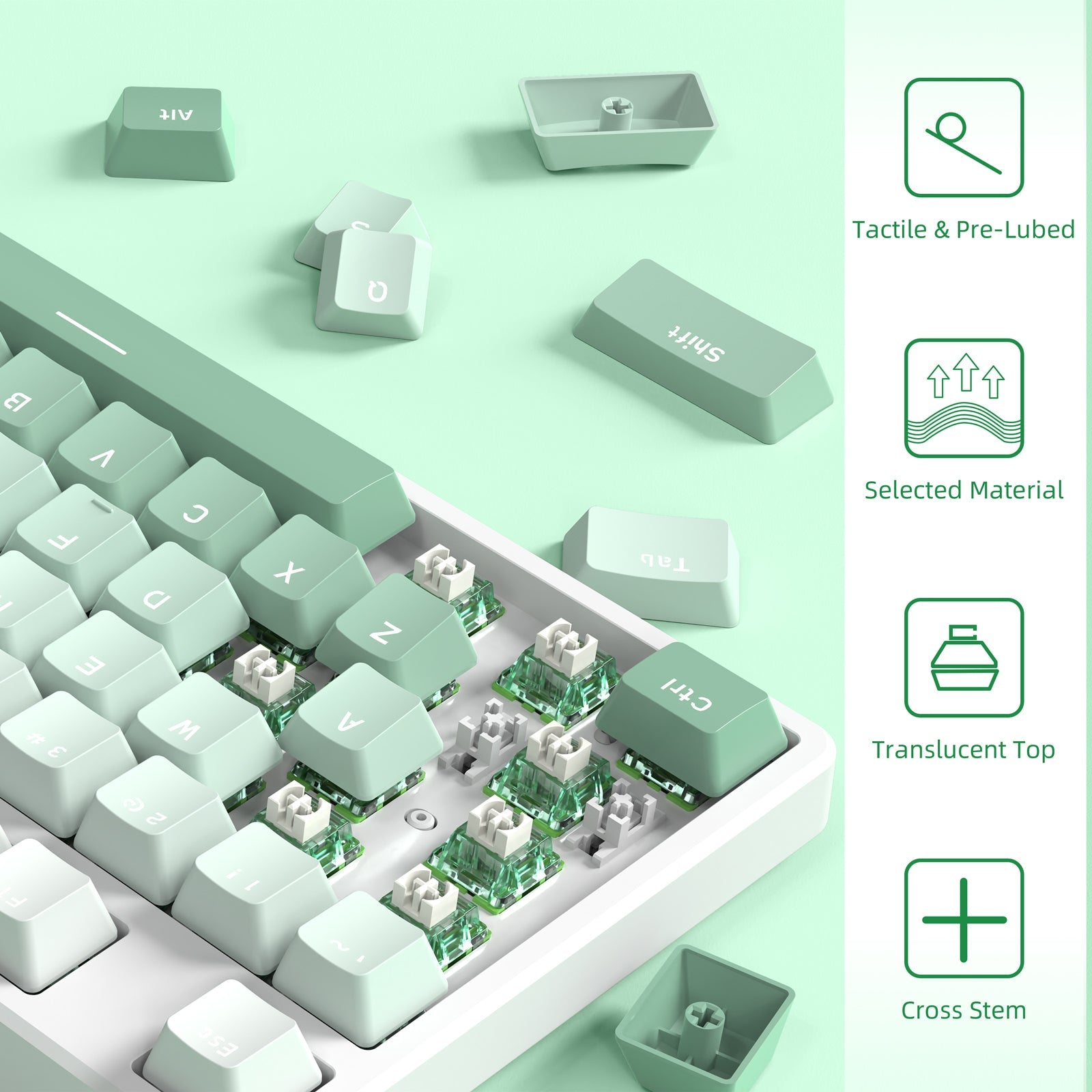 ATTACK SHARK V3 Switch Set (100 Pieces)