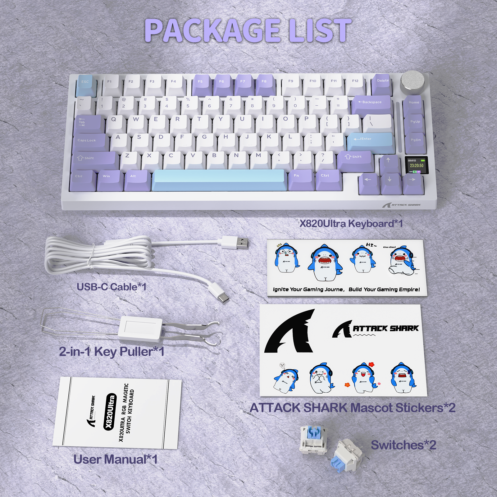 ATTACK SHARK X820Ultra