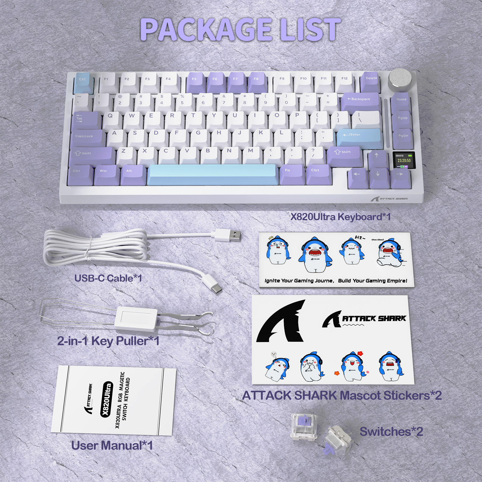 ATTACK SHARK X820Ultra